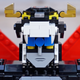 A lot of tiny parts make up Voltron’s transforming head, but it results in a lot of noticeable detailing.